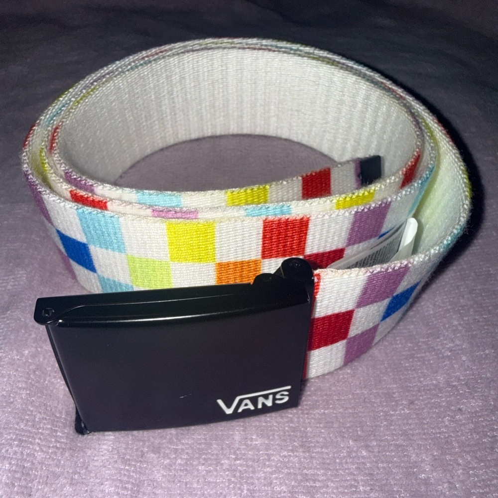 Vans Rainbow Web Belt One Size